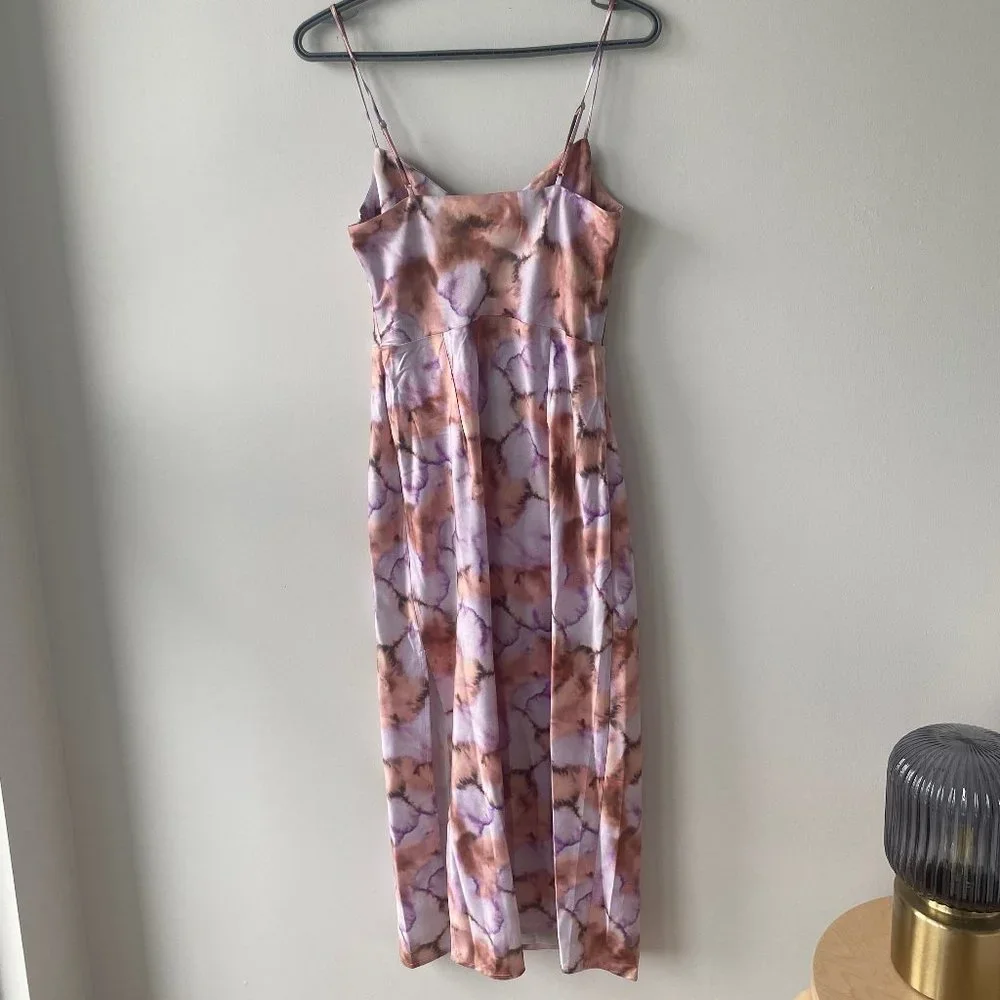 Dynamite Tie Dye Printed Silk Maxi Dress - Picture 2 of 6